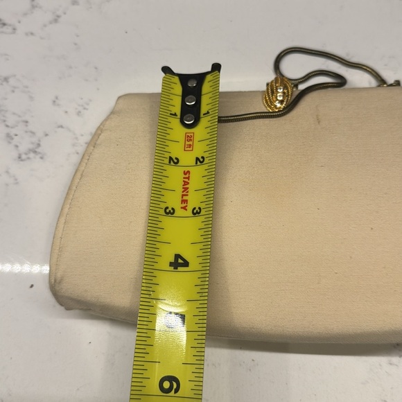 Vintage Light Green with Gold Clutch Purse Evening Bag in Excellent Cond… - Picture 3 of 7